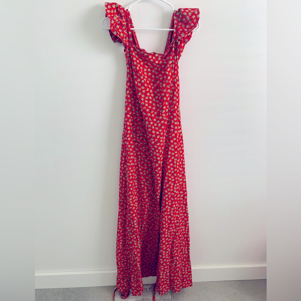 Vintage Wrap Maxi Dress